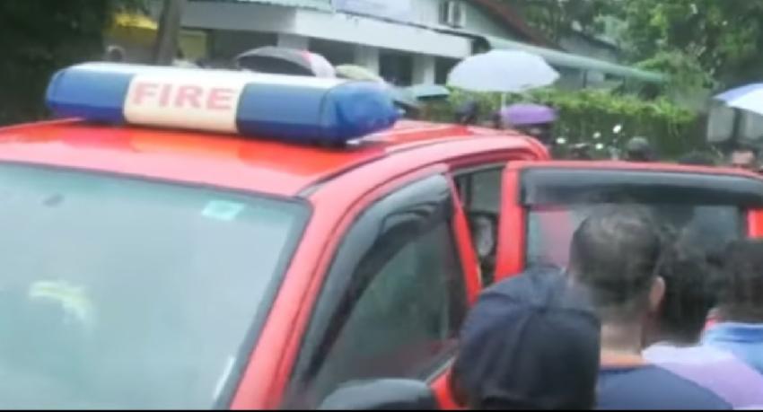 School boy trapped in storm drain, dies.